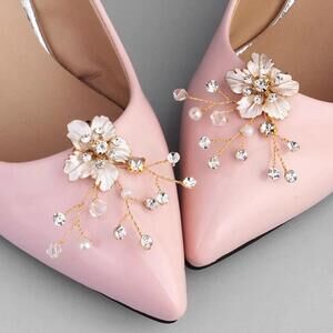 Detachable Flower Shoe Clips